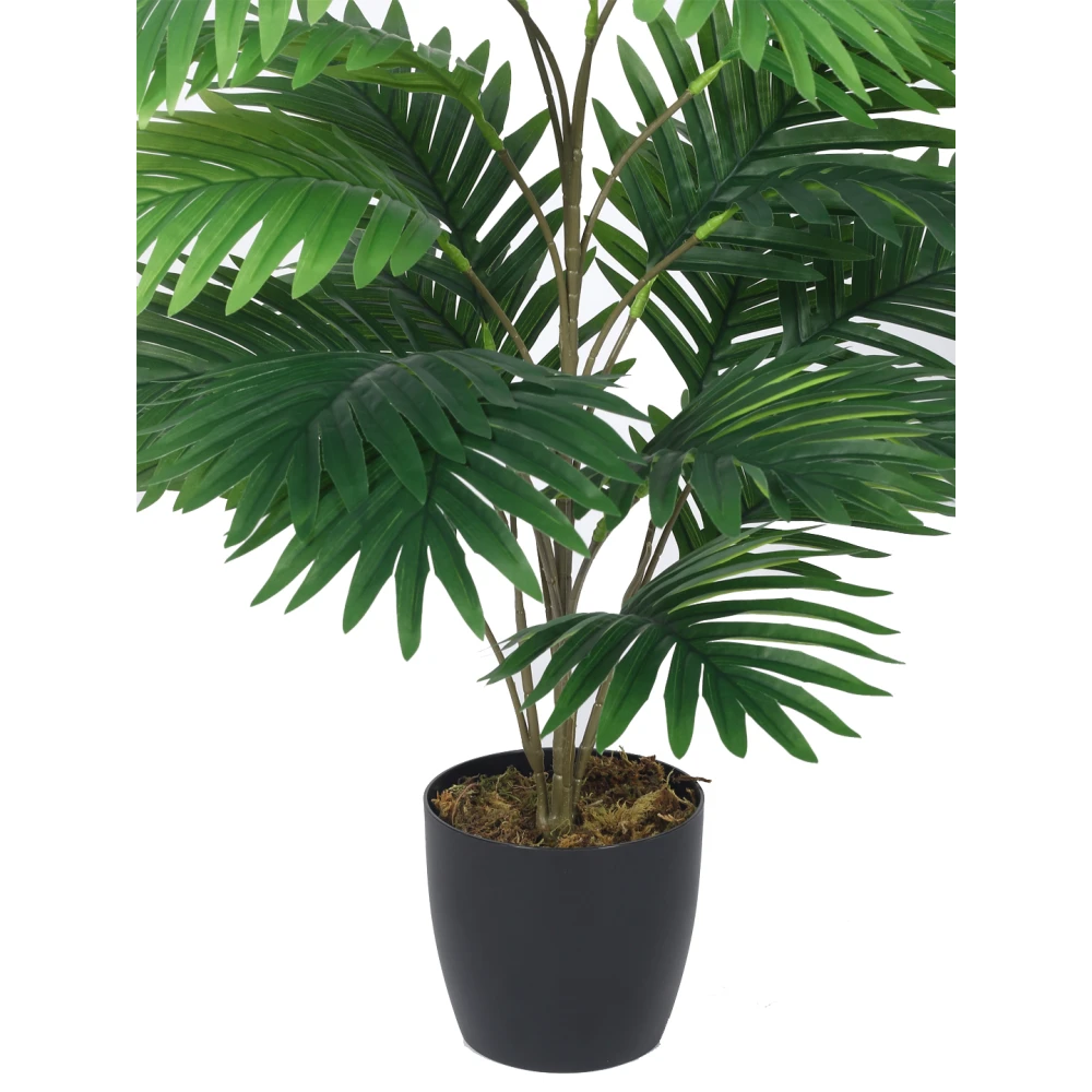 Artificial Plant 29inch Artificial Areca Plants With Black Pot|Home Decor,Office Decor Perfect Housewarming Gift,Set of 1