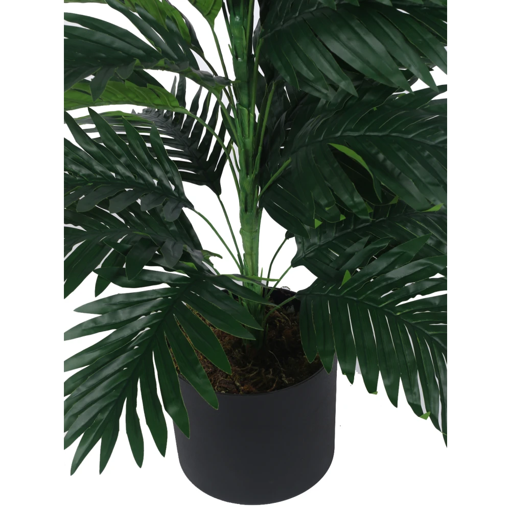 Artificial Plant 29inch Artificial Real Touch Areca Plants With Black Pot|Home Decor,Office Decor Perfect Housewarming Gift,Set of 1