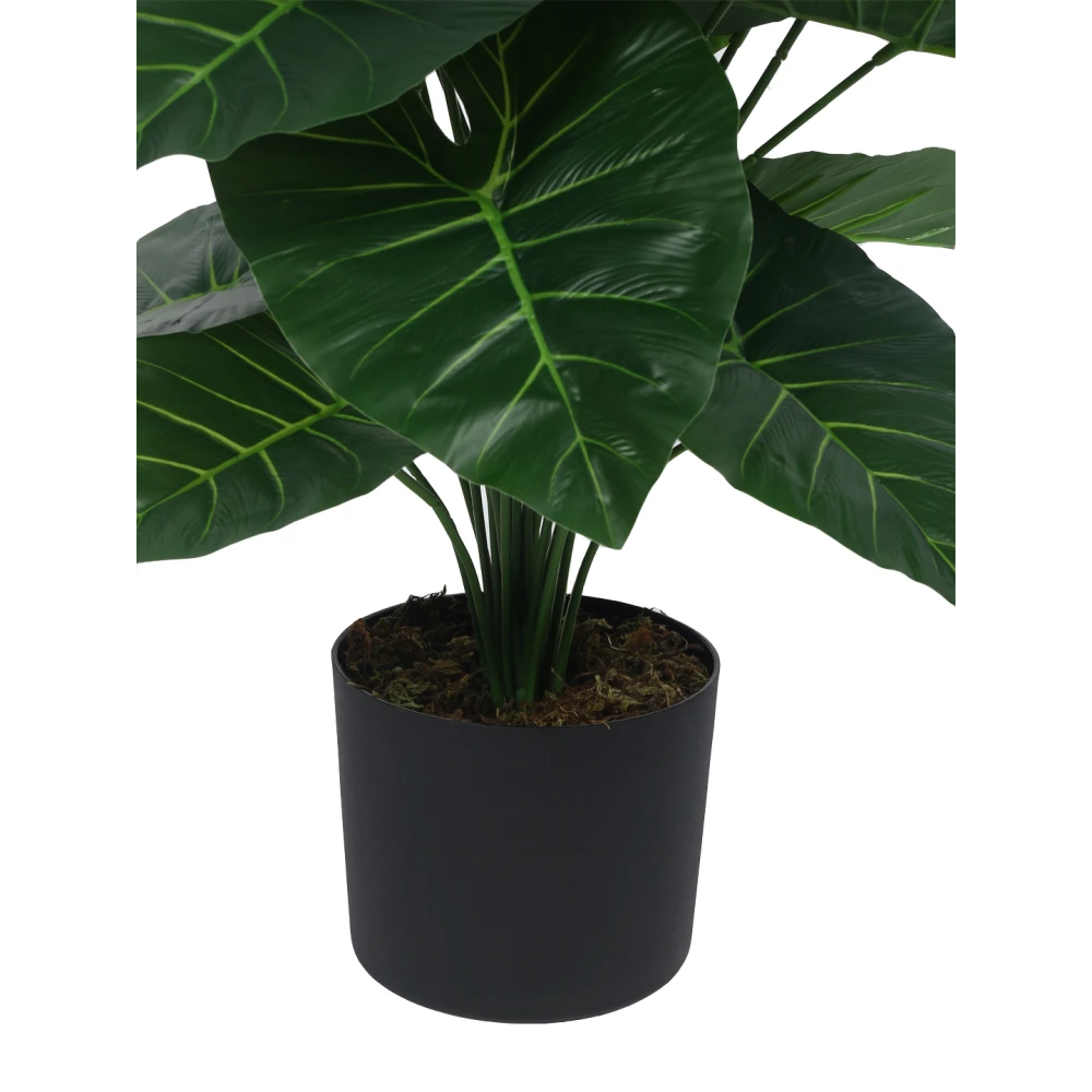 Artificial Plant 31inch Artificial Real Touch Rubber With Black Pot |Home Decor,Office Decor Perfect decor Gift,Set of 1
