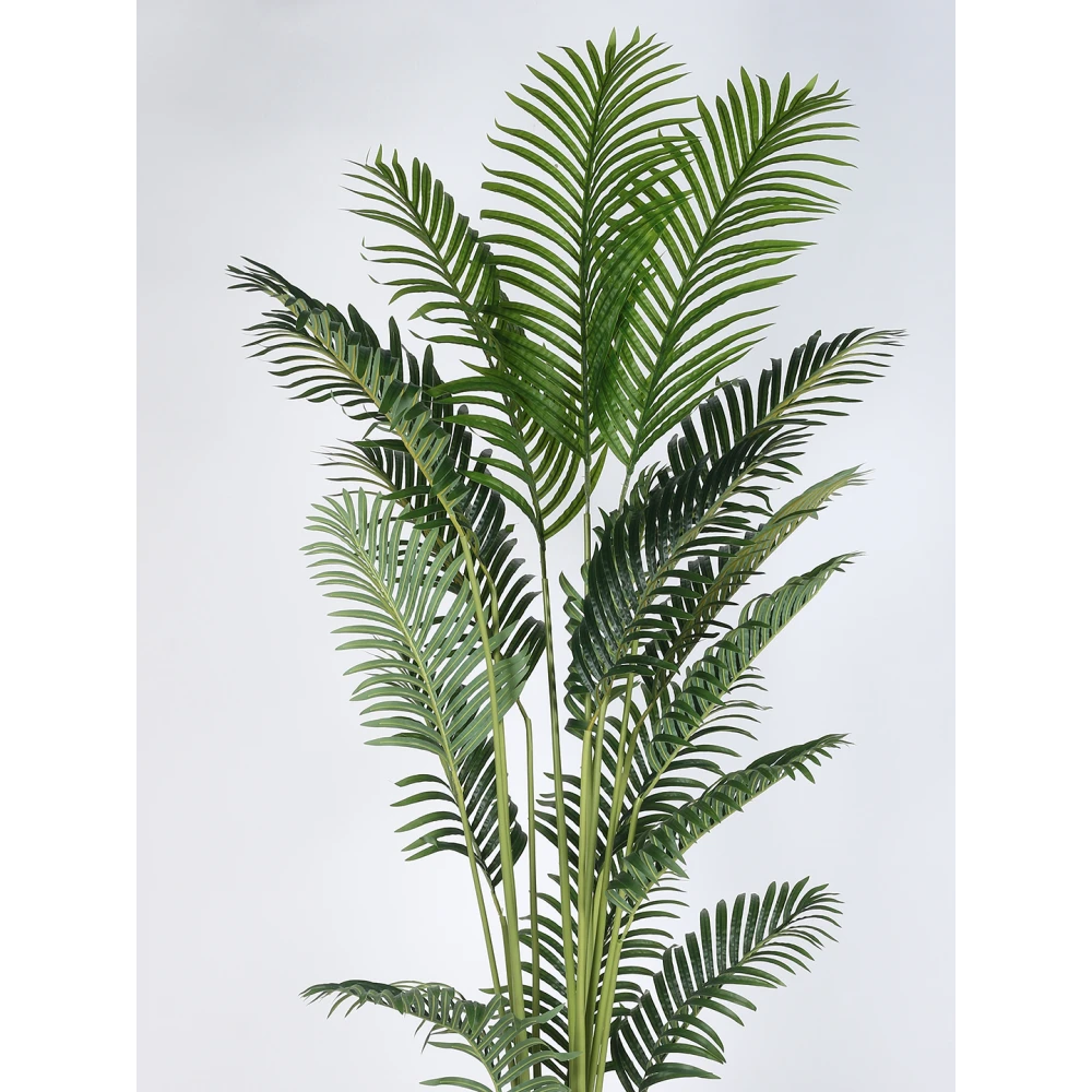 Artificial Plant 78inch Artificial Real Touch Areca Palm Plant With Black Pot |Home Decor,Office Decor Perfect Housewarming Gift,Set of 1