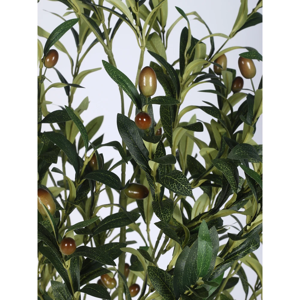Artificial Plant 66inch Artificial Olive Plants With Black Pot |Home Decor,Office Decor Perfect decor Gift,Set of 1