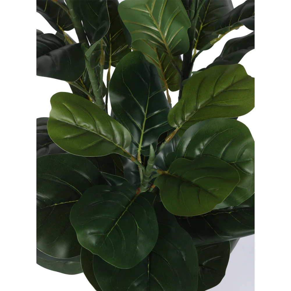 Artificial Plant 59inch Artificial Real Touch FiddleLeaf Plants With Black Pot|Home Decor,Office Decor Perfect Housewarming Gift,Set of 1