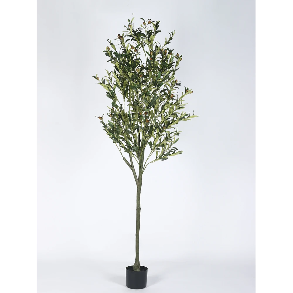 Artificial Plant 66inch Artificial Olive Plants With Black Pot |Home Decor,Office Decor Perfect decor Gift,Set of 1