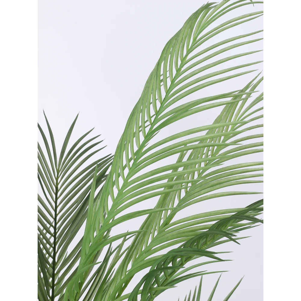 Artificial Plant 29inch Artificial Real Touch Areca Plants With Black Pot|Home Decor,Office Decor Perfect Housewarming Gift,Set of 1