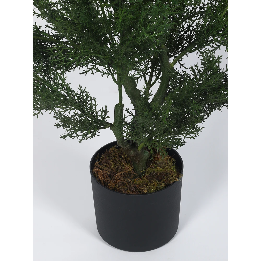 Artificial Plant 35inch Artificial Plants With Black Pot|Home Decor,Office Decor Perfect Housewarming Gift,Set of 1
