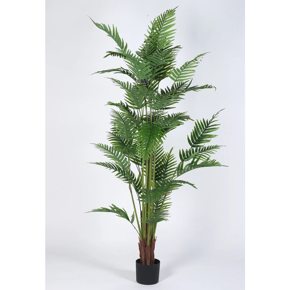 Artificial Plant 70inch Artificial Areca Plants With Black Pot|Home Decor,Office Decor Perfect Housewarming Gift,Set of 1