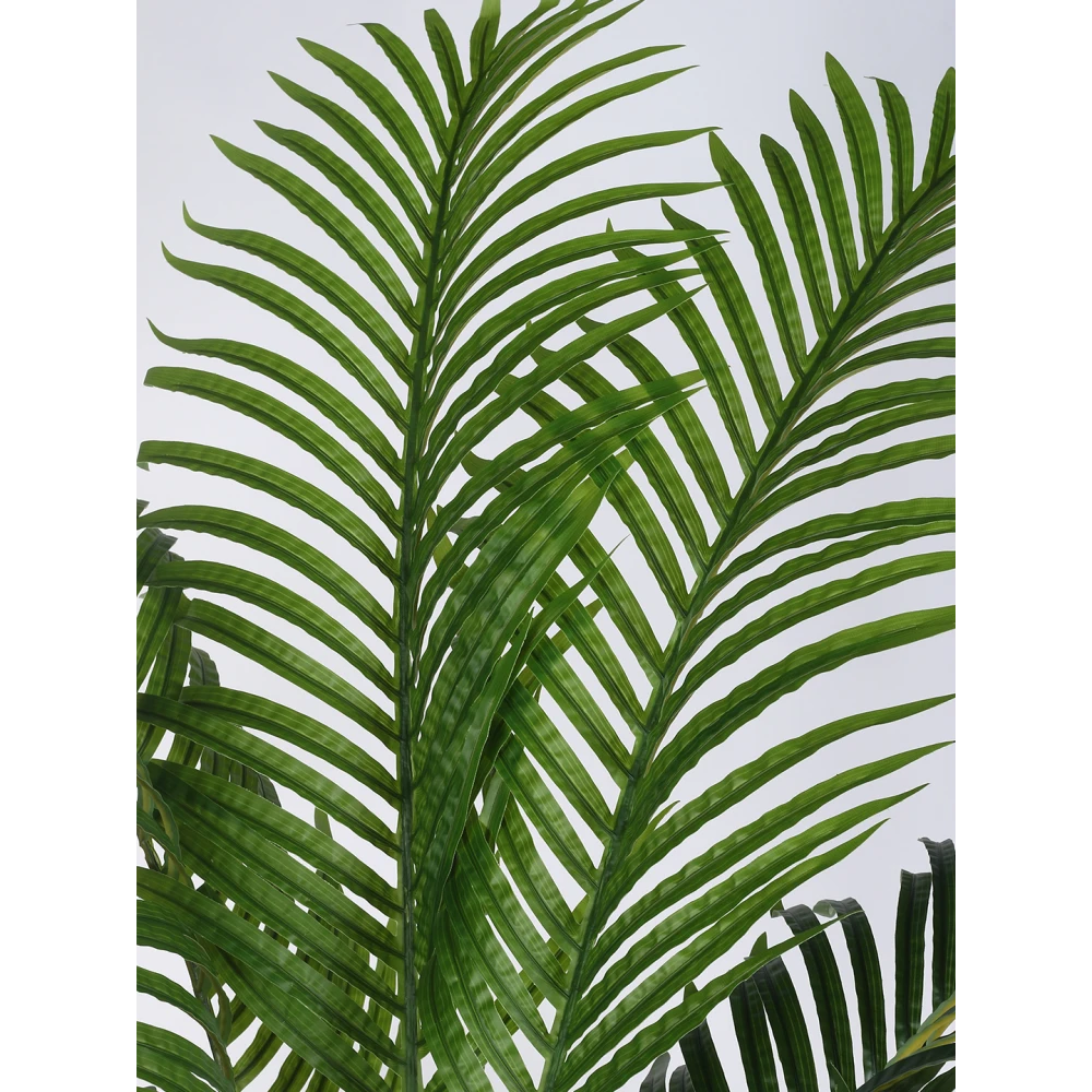 Artificial Plant 78inch Artificial Real Touch Areca Palm Plant With Black Pot |Home Decor,Office Decor Perfect Housewarming Gift,Set of 1