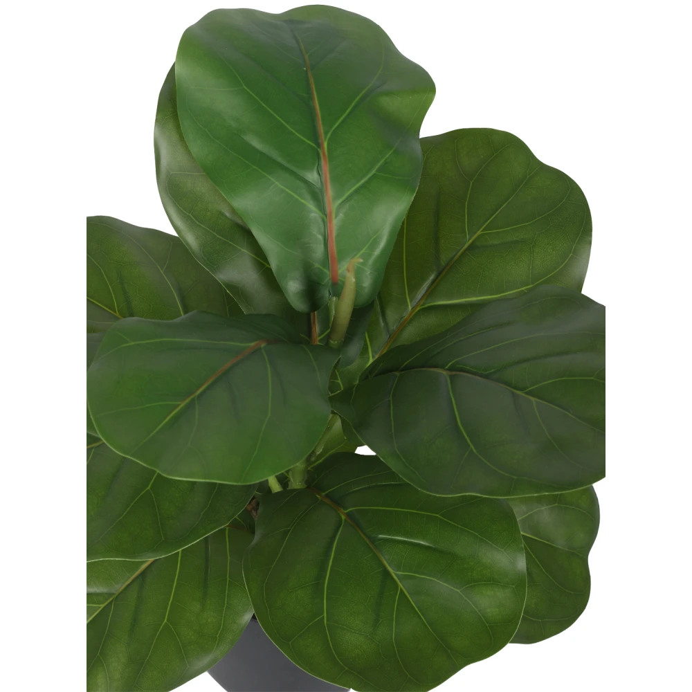 Artificial Plant 13inch Artificial Fiddle Leaf Fig bonsai Plants With Ceramic Pot|Home Decor,Office Decor Perfect Gift,Set of 1