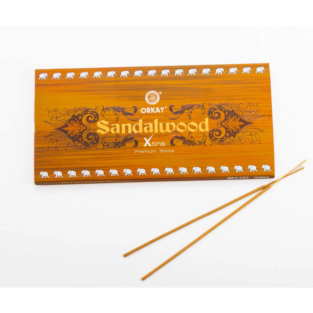 Orkay Sandalwood 25 sticks || Pack of 12 || Contains 300 sticks Sandalwood (25, Set of 12)