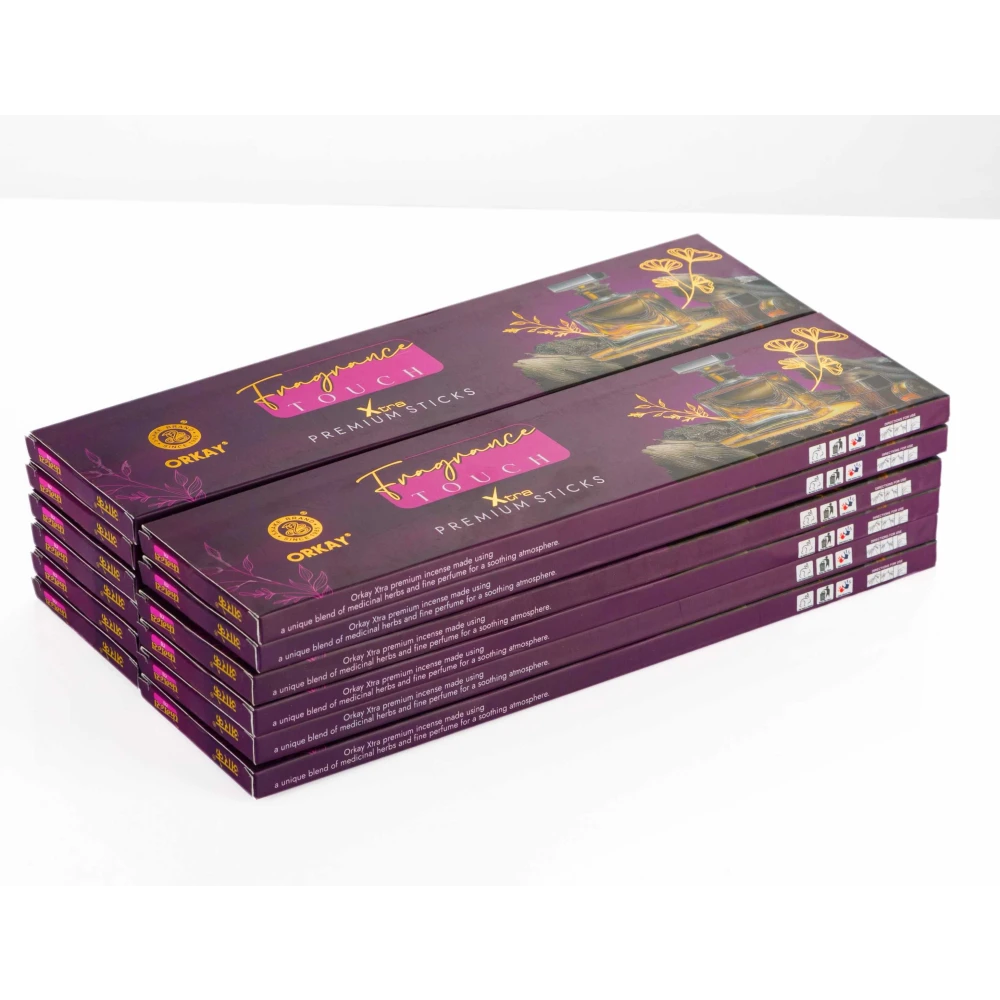 Orkay Fragrance Touch 10 sticks || Pack of 12 || Contains 120 sticks Fragrance Touch (10, Set of 12)