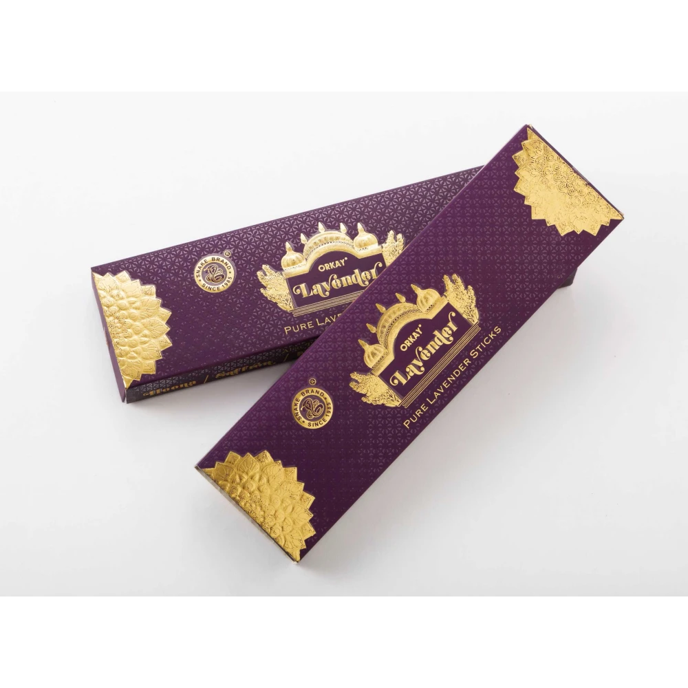 Orkay Pure Lavender 10 sticks || Pack of 12 || Contains 120 sticks Lavender (10, Set of 12)