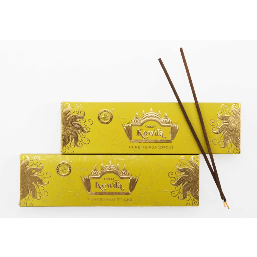 Orkay Pure Kewda 10 sticks || Pack of 12 || Contains 120 sticks Kewda (10, Set of 12)