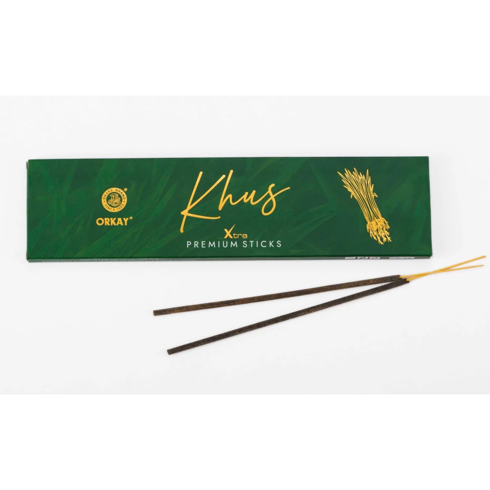Orkay Khus 10 sticks || Pack of 12 || Contains 120 sticks Khus (10, Set of 12)