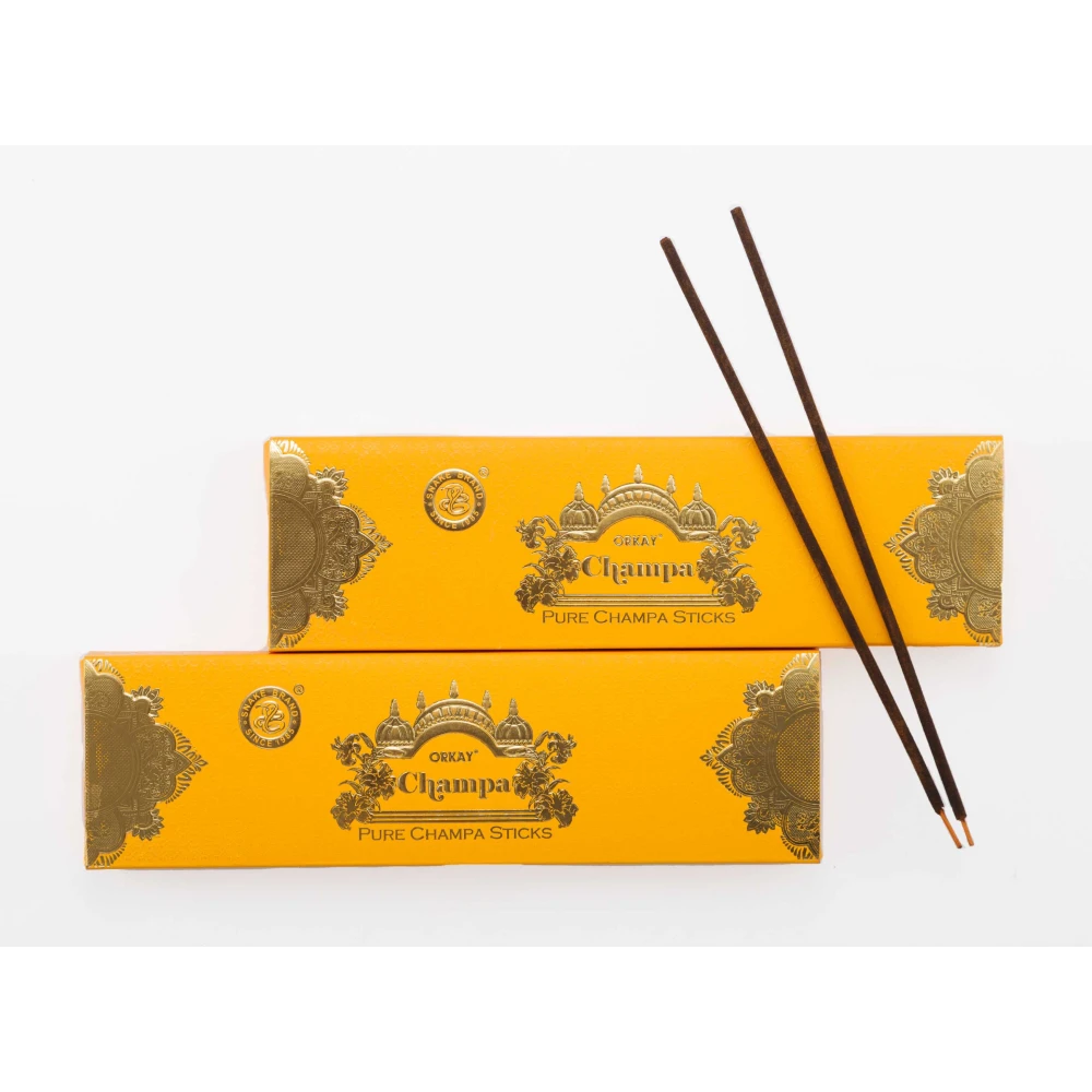 Orkay Pure Champa 10 sticks || Pack of 12 || Contains 120 sticks Champa (10, Set of 12)