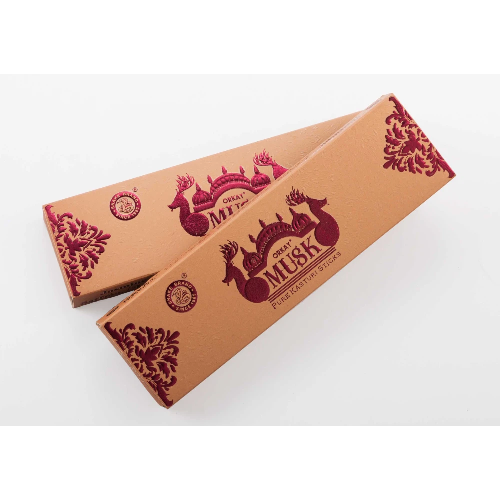 Orkay Pure Musk 10 sticks || Pack of 6 || Contains 60 sticks Musk (10, Set of 6)