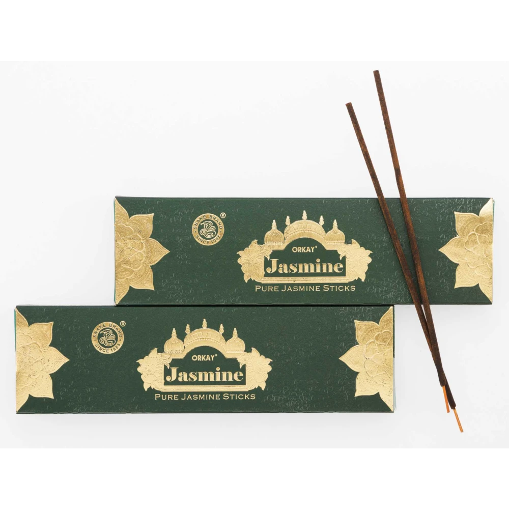 Orkay Pure Jasmine 10 sticks || Pack of 6 || Contains 60 sticks Jasmine (10, Set of 6)