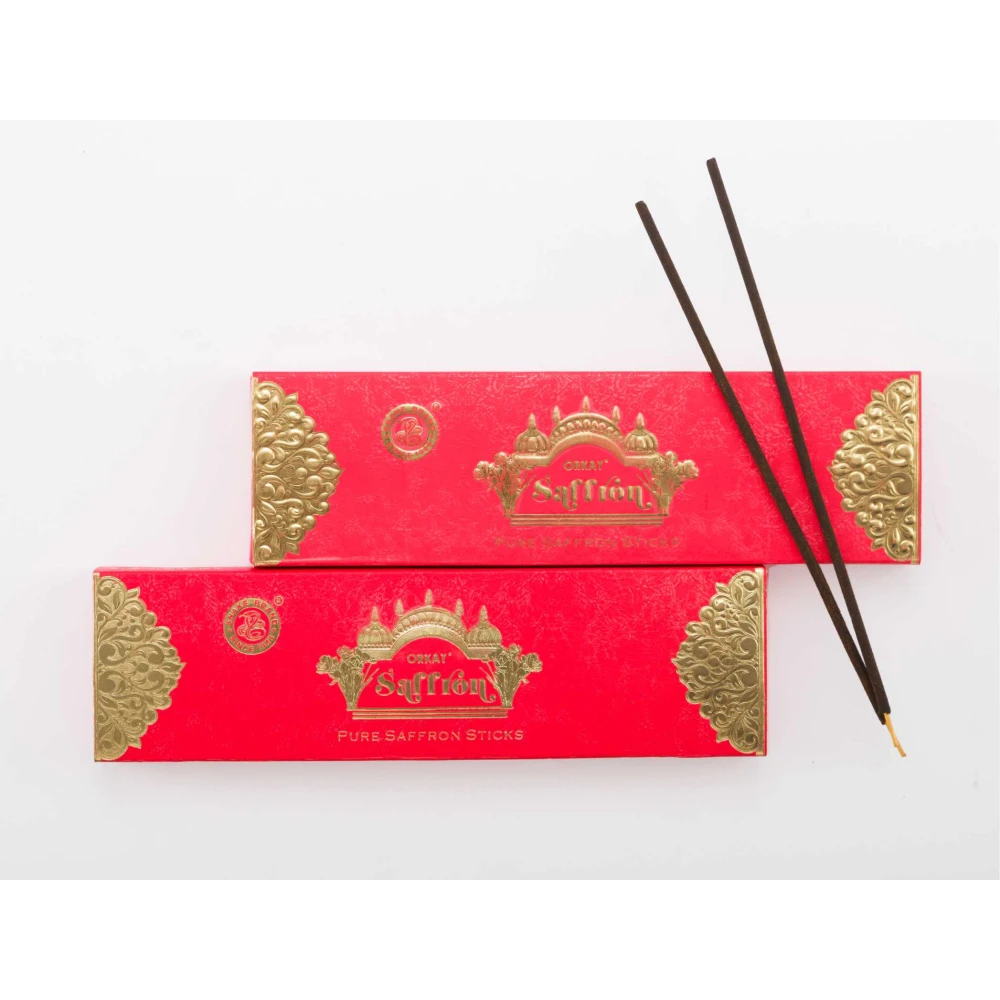 Orkay Pure Saffron 10 sticks || Pack of 6 || Contains 60 sticks Saffron (10, Set of 6)