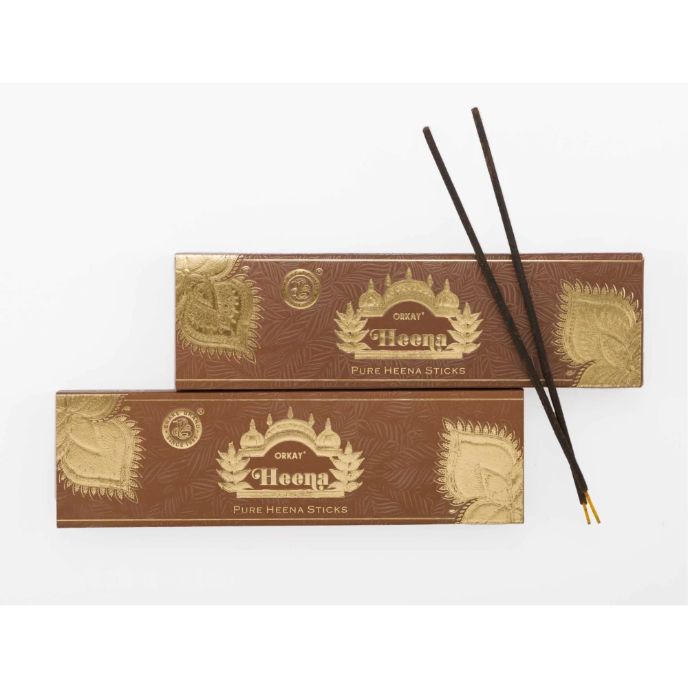 Orkay Pure Henna 10 sticks || Pack of 12 || Contains 120 sticks Heena (10, Set of 12)