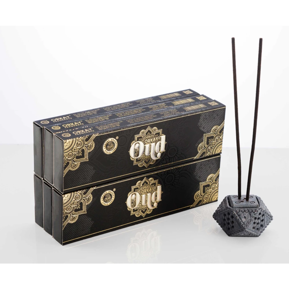 Orkay Pure Oud 10 sticks || Pack of 6 || Contains 60 sticks Oud (10, Set of 6)