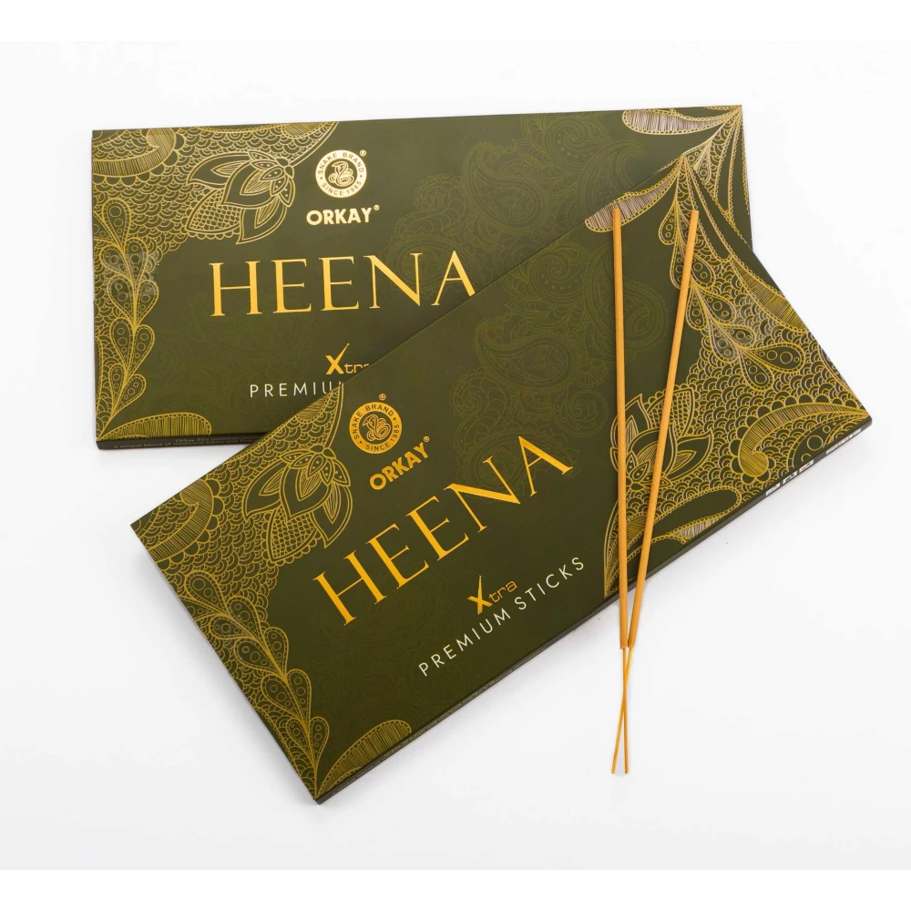 Orkay Heena 25 sticks || Pack of 12 || Contains 300 sticks Heena (25, Set of 12)