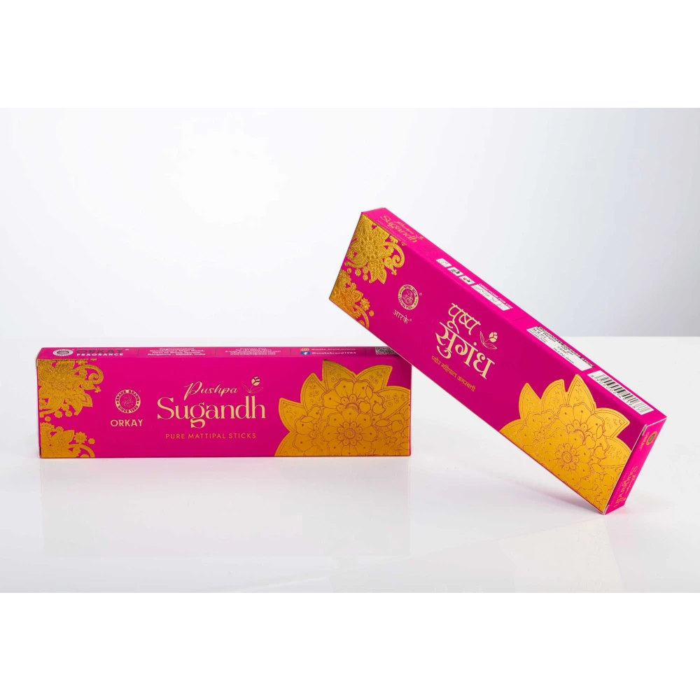 Orkay Pushp Sugandh 100g || Pack of 6 || Contains 600g Traditional Flowers (100, Set of 6)