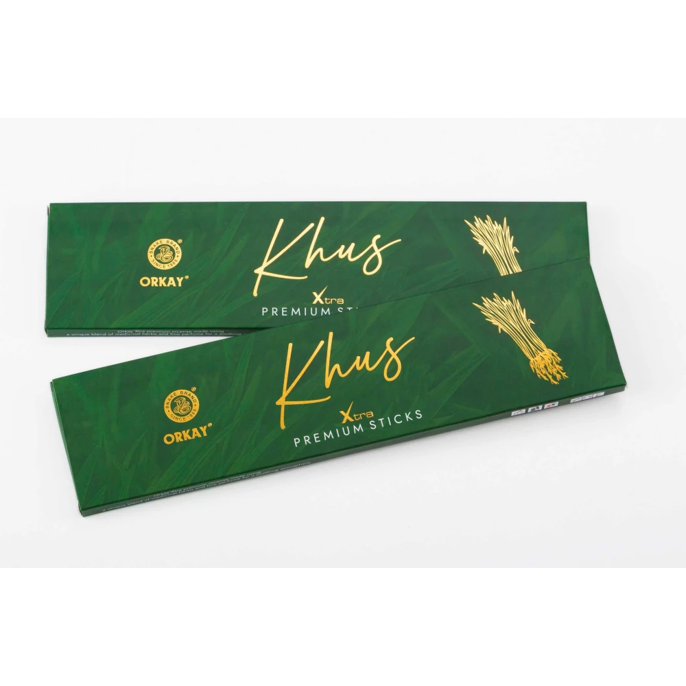 Orkay Khus 10 sticks || Pack of 12 || Contains 120 sticks Khus (10, Set of 12)