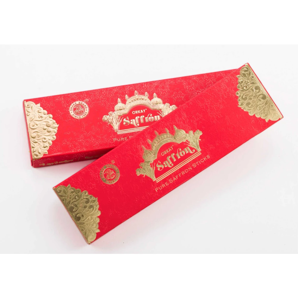 Orkay Pure Saffron 10 sticks || Pack of 6 || Contains 60 sticks Saffron (10, Set of 6)