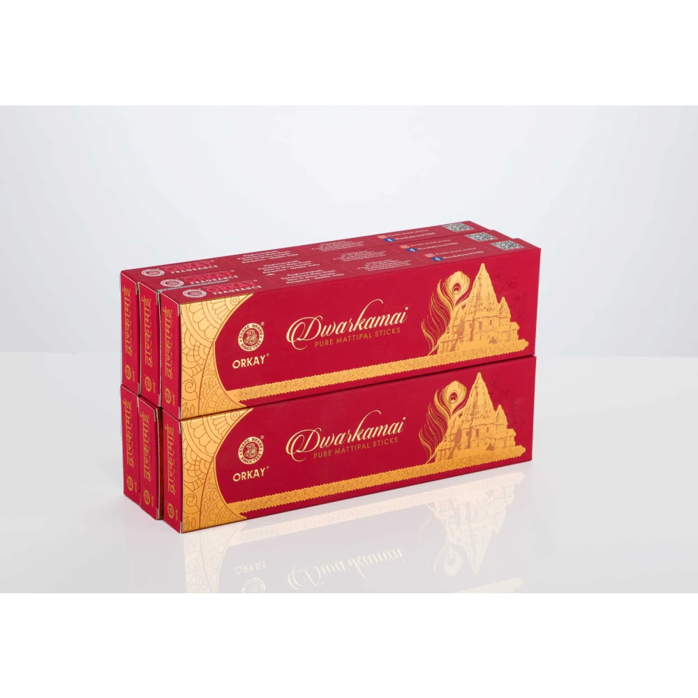 Orkay Dwarkamai 100g || Pack of 6 || Contains 600g Traditional Amber Wood (100, Set of 6)