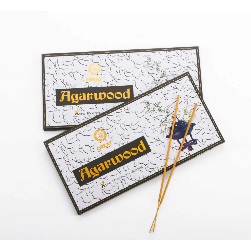 Orkay Agarwood 25 sticks || Pack of 12 || Contains 300 sticks Agarwood (25, Set of 12)