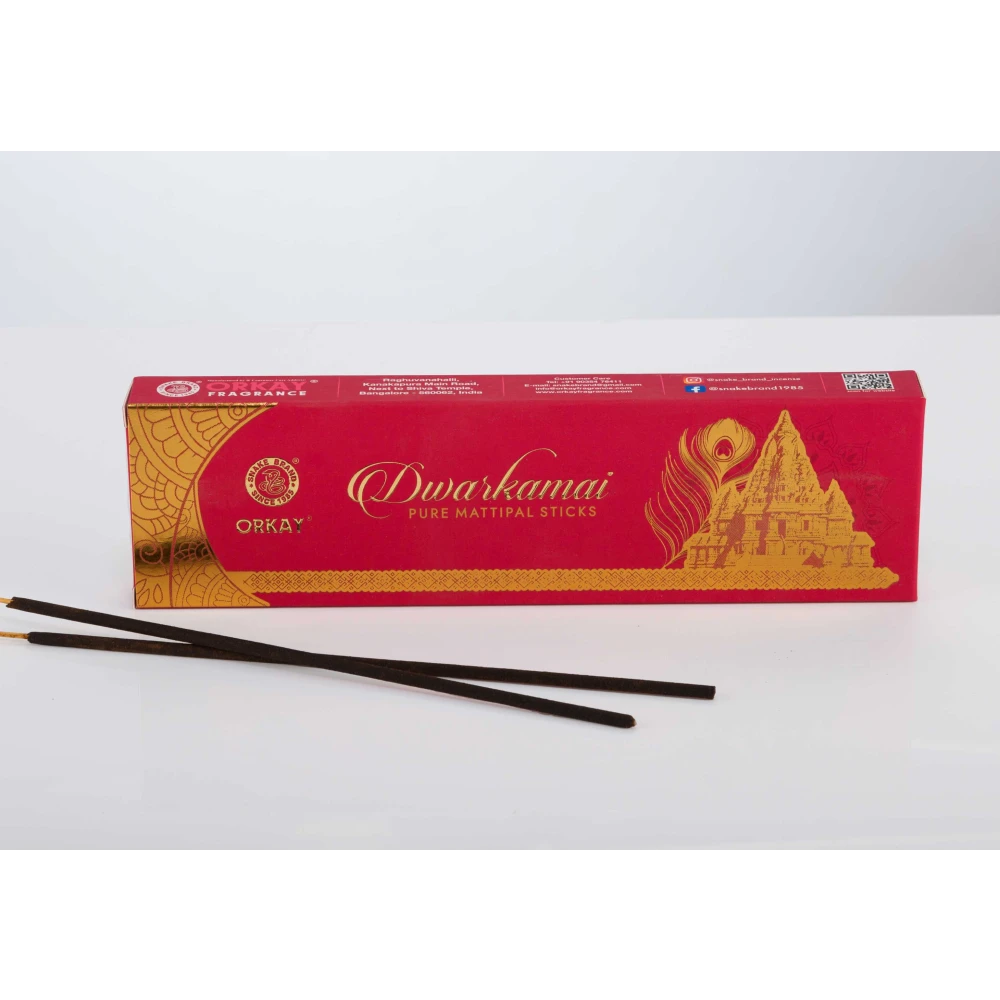 Orkay Dwarkamai 100g || Pack of 6 || Contains 600g Traditional Amber Wood (100, Set of 6)