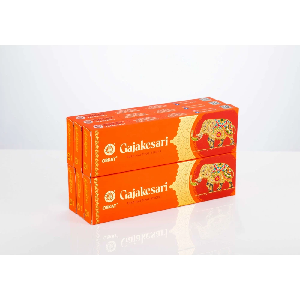Orkay Gajakesari 700g || Pack of 6 || Contains 4.2kg Traditional Sandal With Kesar (700, Set of 6)