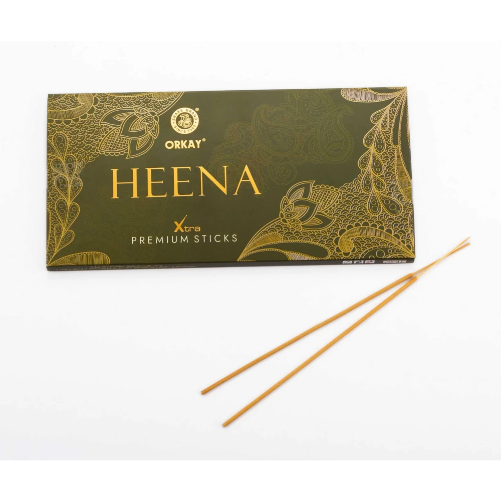 Orkay Heena 25 sticks || Pack of 12 || Contains 300 sticks Heena (25, Set of 12)