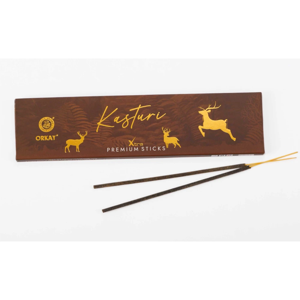 Orkay Kasturi 10 sticks || Pack of 12 || Contains 120 sticks Kasturi (10, Set of 12)