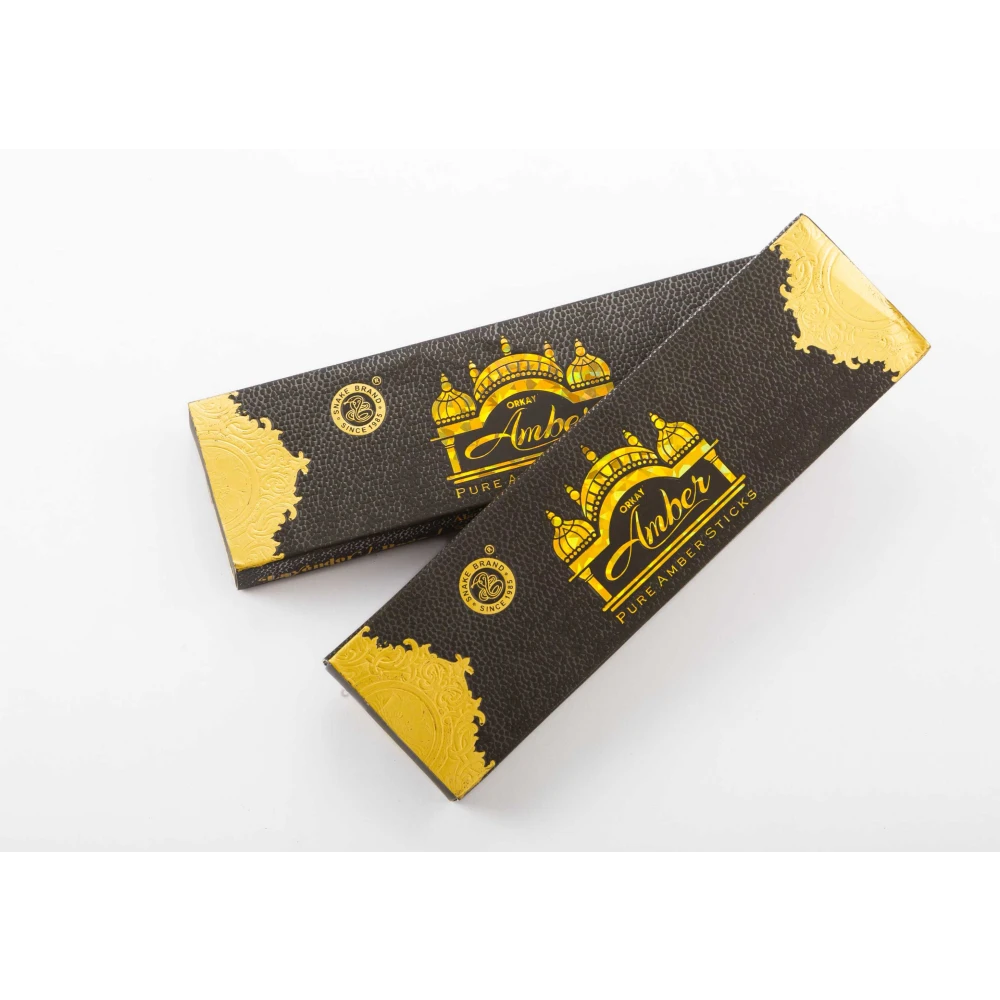 Orkay Pure Amber 10 sticks || Pack of 6 || Contains 60 sticks Amber (10, Set of 6)