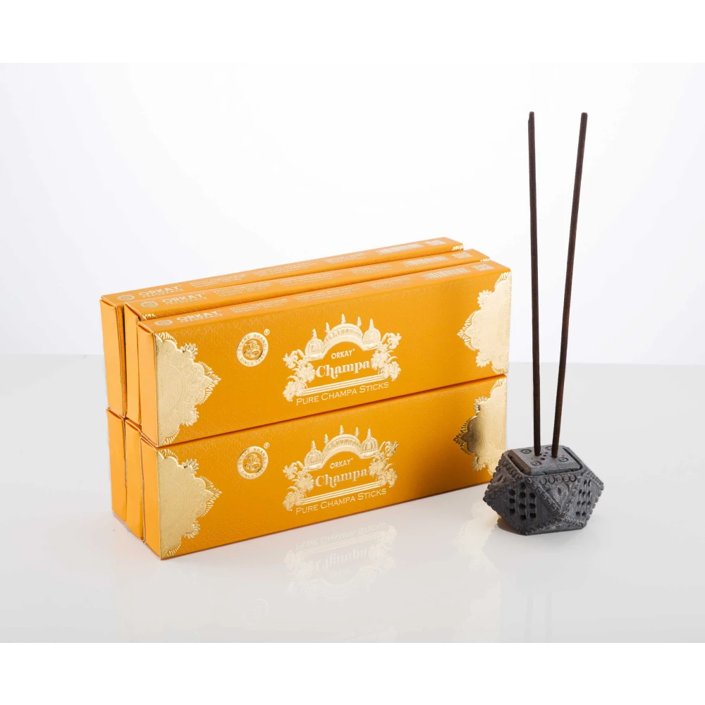 Orkay Pure Champa 10 sticks || Pack of 6 || Contains 60 sticks Champa (10, Set of 6)