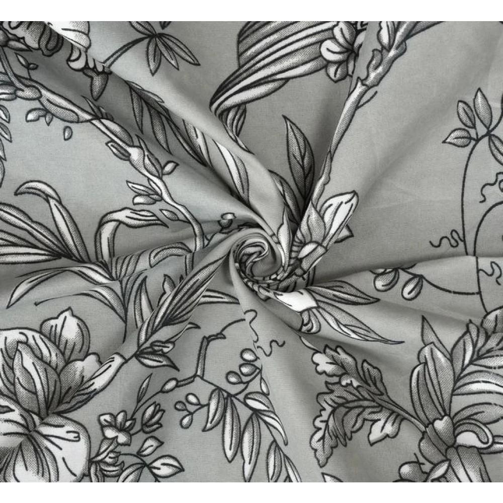 Smooth Glace Cotton Double Bed Bedsheet with 2 Pillow Covers