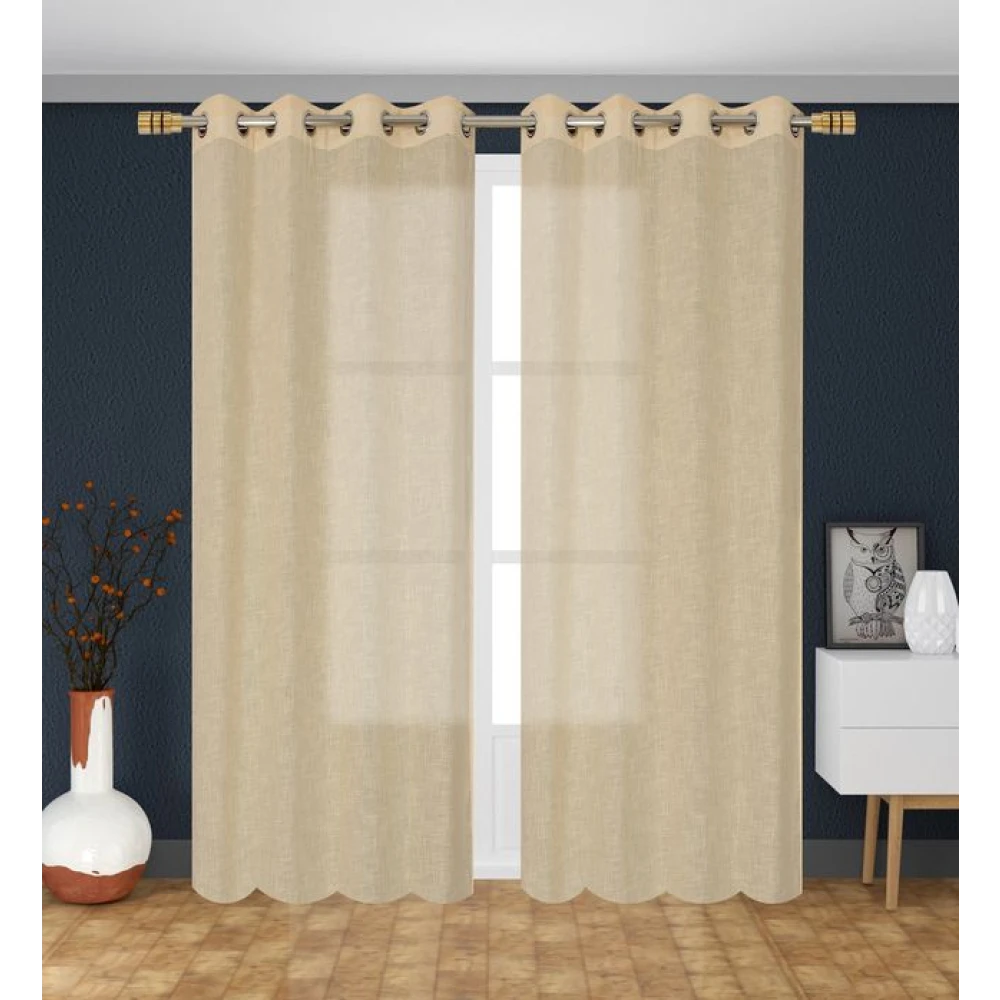 Elegant Light Filtering Polyester Curtains