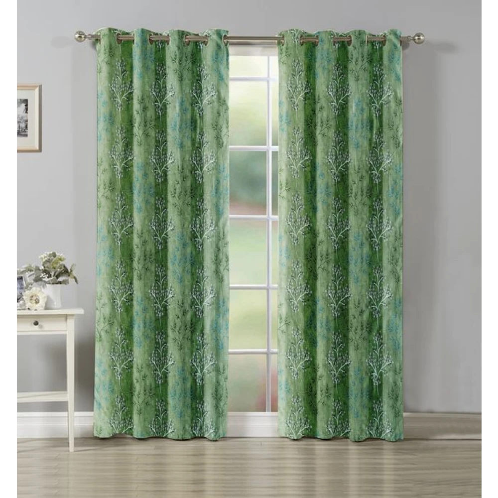 Classic Solid Polyester Window Curtains