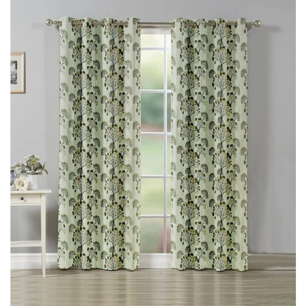 Room Darkening Polyester Window Curtains for Bedroom Window