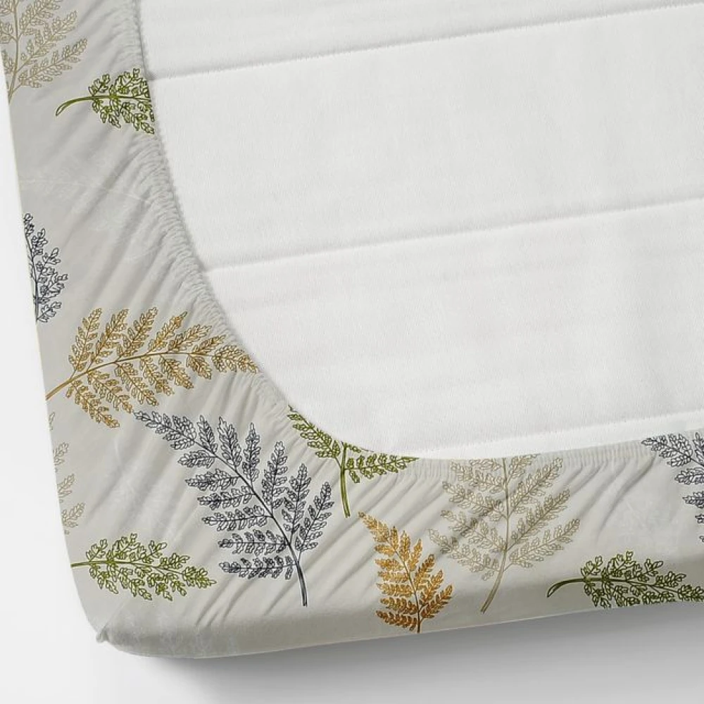 Premium Quality Glace Cotton Fitted Sheet for Double Bed