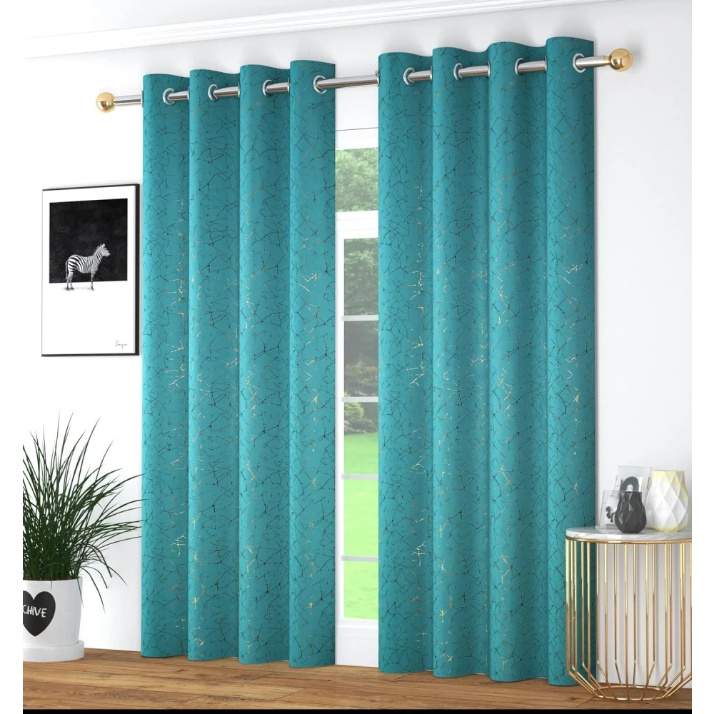 Luxury Room Darkening Polyester Window Curtains for Kids Room Window