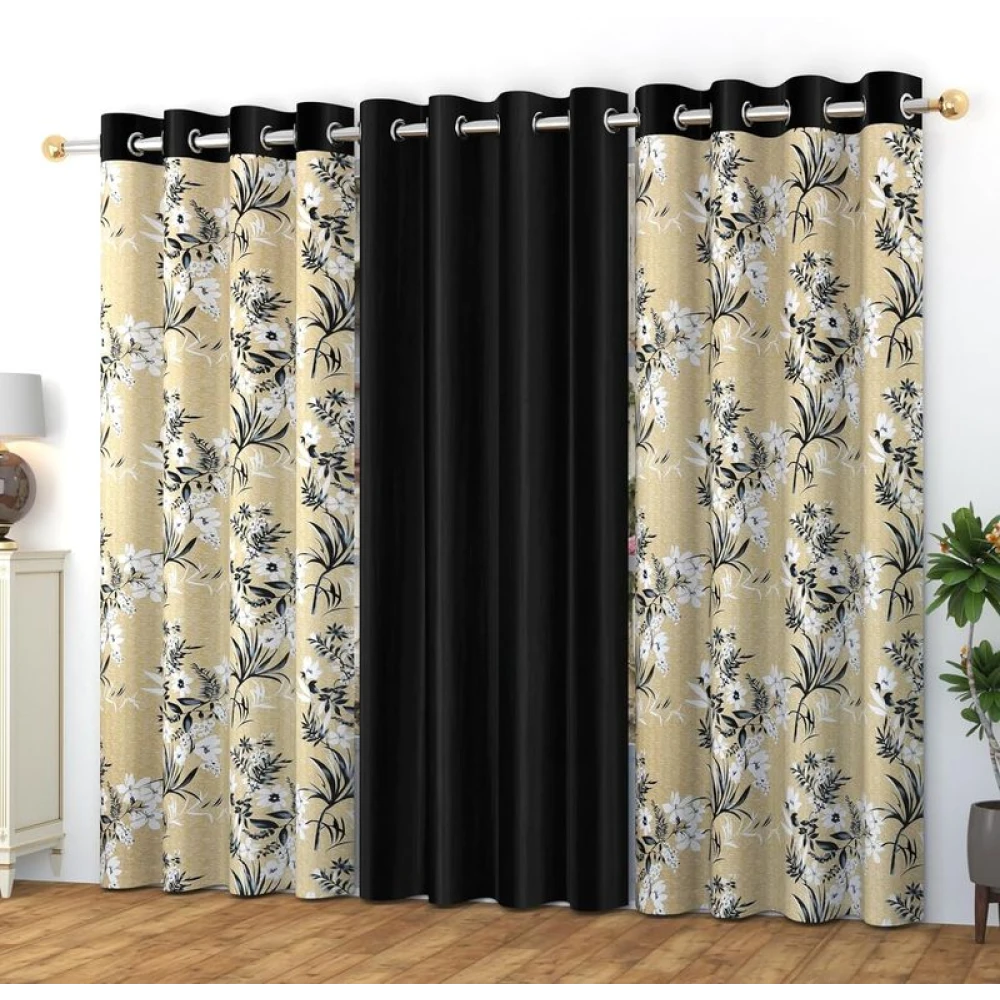 Designer Room Darkening Polyester Window Curtains