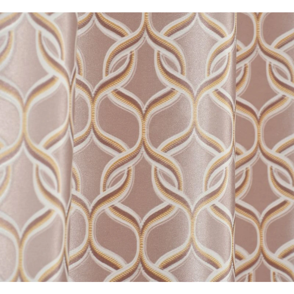 Premium Room Darkening Polyester Window Curtains for Home Window brown