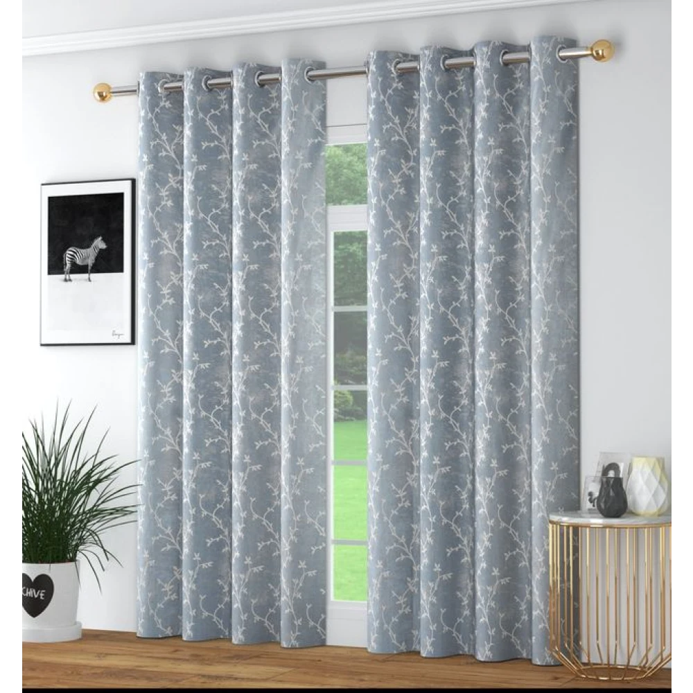 Heavy Room Darkening Polyester Window Curtains for Home Decor