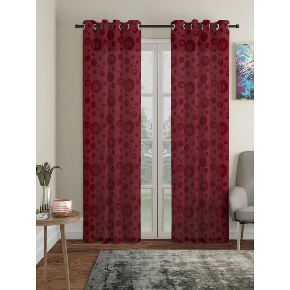 Heavy Room Darkening Polyester Window Curtains for Bedroom Window