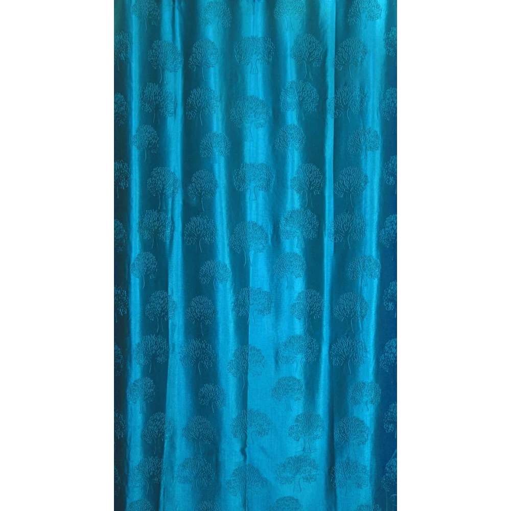 Solid Color Polyester Window Curtains