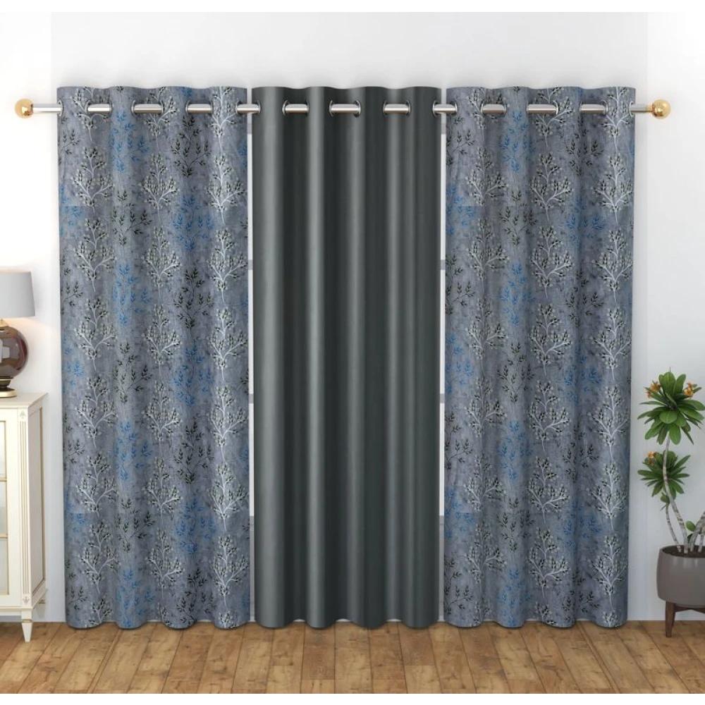 Triple Layer Blackout Polyester Curtains