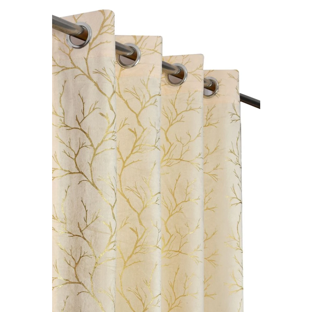 Soft Room Darkening Polyester Window Curtains for Living Room Window