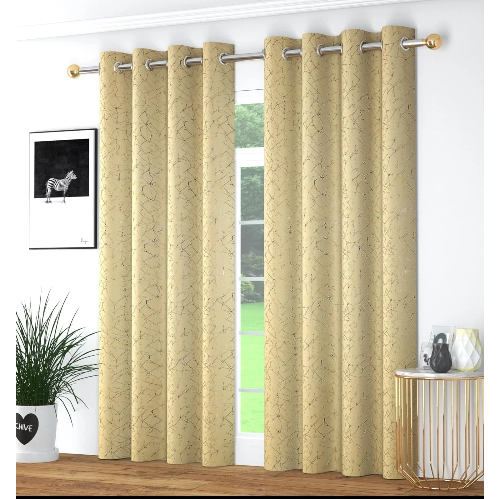 Luxury Room Darkening Polyester Window Curtains for Home Window