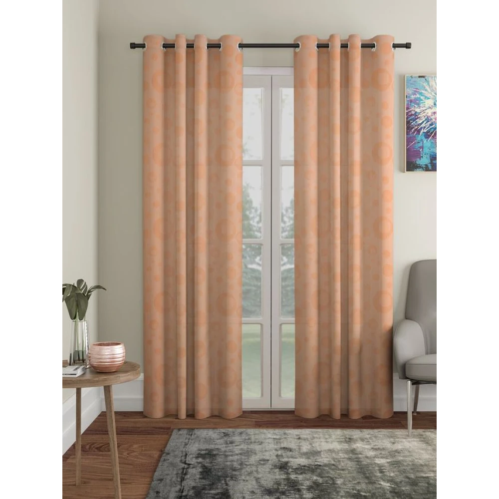 Heavy Room Darkening Polyester Window Curtains